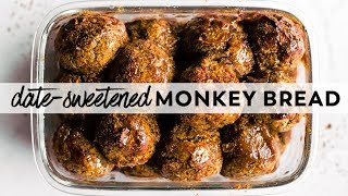 Vegan Monkey Bread glutenfree  datesweetened [upl. by Lampert]