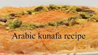 kunafa recipe  easy to cook  arabic khunafa recipe  cheezy and creamy khunafa  vlogwithiram [upl. by Mclaurin991]