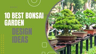 10 BEST BONSAI GARDEN DESIGN IDEAS [upl. by Trebo]