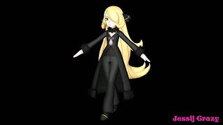 MMD  Walking test with Cynthia 60 fps [upl. by Atinihs]