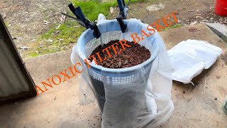 Koi pond filter upgrade part 2  Anoxic filter basket 😊 koi pondfilter [upl. by Hartzell]