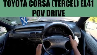 Toyota Corsa Tercel EL41 POV Drive [upl. by Griffie]