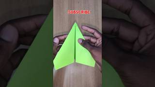 Making triangle paper plane origami papercraft triangle plane [upl. by Wall468]