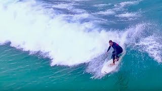 Surfing Perranporth Cornwall [upl. by Anitsahs]