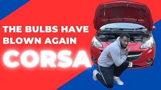 Vauxhall Opel Corsa D Day Running Light Bulb Replacement Side Light Bulb How To Repair [upl. by Richard]