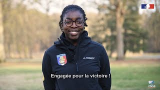 Entretien avec un athlète militaire  Aviatrice Sarah NOUTCHA [upl. by Savina]