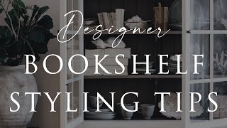 How to Decorate a Bookshelf  Styling the Perfect Bookcase  Suzie Anderson Home [upl. by Llenehs]