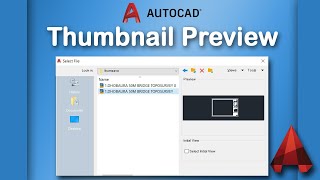 How to change the drawings thumbnail preview in AutoCAD [upl. by Hsirt]