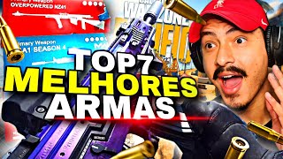 NOVO META ATUALIZADO 😍 TOP 7 MELHORES ARMAS  WARZONE amp REBIRTH [upl. by Ecertak]