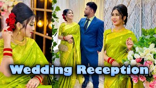 বউ ভাতের সাজসজ্জা 🔥 Wedding Reception Vlog  GRWM [upl. by Dor801]