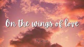 On the wings of love  Regine Velasquez LYRICS [upl. by Lidaa]