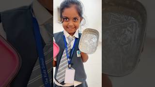 First time lunch box కాలీ😀… cuteaby shorts shortsviral shortvideos [upl. by Asyram]