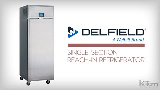 Delfield Specification Line® 1Section ReachIn Refrigerator GAR1PS [upl. by Ydnam]