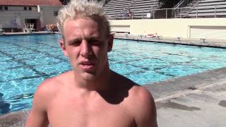 Mens Water Polo Huston Middlesworth Postmatch Interview La Verne [upl. by Stanly]