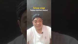 Selasa Wage supaya keramat anda muncul weton selasa wage [upl. by Cassilda272]