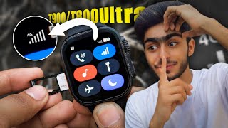 How To Insert Sim in T800T900 Ultra Smart Watch 2023  How to Put Sim Card in T900 Ultra  You Look [upl. by Hendren]