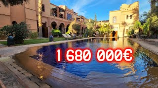 💥  PALAIS DHOTES  KSAR  À VENDRE À TARGA  MARRAKECH 🤑 القصر للبيع في مراكش [upl. by Blain]