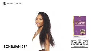 Sensationnel 13A 13X4 HD Lace Frontal Wig Bohemian 360°view [upl. by Stoops]