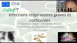 Infections respiratoires graves et corticoïdes [upl. by Acinnad]