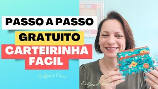 Passo a passo GratuitoCarteirinha Fácil costuracriativa diy [upl. by Ferde753]