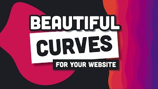 Build a Curvaceous Homepage  Wavy Background Tutorial with SVG amp CSS [upl. by Sally]