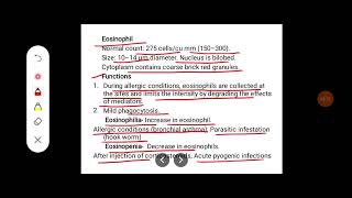 Q Discuss about leukocytes their classification and functions [upl. by Annahavas]