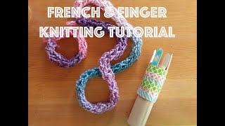 French Knitting Art Tutorial [upl. by Aitrop554]