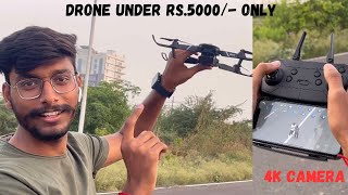 Epic Drone Footage on a Budget Best Drones under Rs5000  Dual camera Drone Unboxing and Review [upl. by Namielus533]