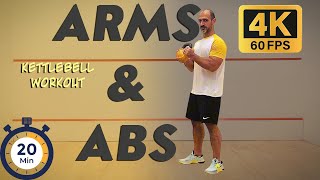 20 Min  Arms amp Abs  KetteleBell Workout  onaydodanli [upl. by Fasano]