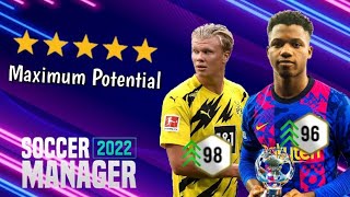 SM22 How To Get Your Players To Reach Maximum Potential  Soccer Manager 2022 [upl. by Koss]