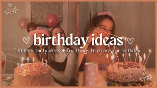 teen birthday ideas  33 party  activity ideas [upl. by Anua]