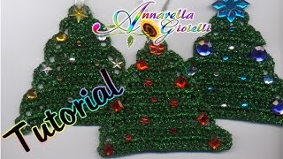 Tutorial Alberello di Natale allUncinetto  How to crochet a Christmas Tree [upl. by Attennaej]