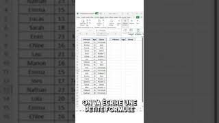 Supprime les doublons de tes tableaux rapidement avec la fonction UNIQUE  Astuce Excel [upl. by Elsbeth]