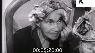 1960s UK Old Women Putting Makeup On [upl. by Yllah]