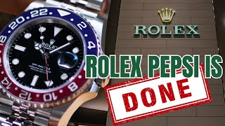 Rolex GMT Master II Era Comes to an END [upl. by Ykcor]