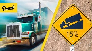 ENGINE BRAKING  How Semi Trucks Slow Down Without Brakes  SCIENCE GARAGE [upl. by Reedy]