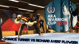 Chance Turner vs Richard Avery Plowden AKA Warrior Cup 2019 [upl. by Araes]