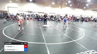 112 Lbs Rnd Of 16  Janessa George Chatfield Wrestling Club Vs Sarah Zimmerman Hays Wrestling Cl [upl. by Rese716]