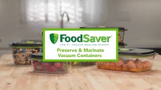 Foodsaver Preserve amp Marinate Containers [upl. by Pasco]