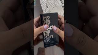 Carolina Herrera 212 VIP Black Eau De Parfum nykaaunboxing menperfume luxuryperfumes nykaa [upl. by Reltuc]