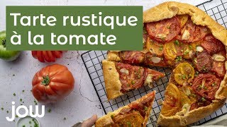 Tarte rustique à la tomate [upl. by Zaid]