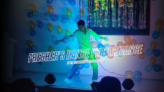 Freshers Dance Performance  Tauba Tauba Song  IFTM University Moradabad [upl. by Aihseit]