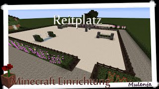 Minecraft  Reitplatz  Einrichten in Minecraft [upl. by Lishe]