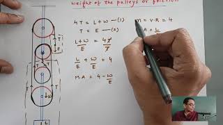 Effect Of Weight Of Pulleys On Mechanical Advantage amp Efficiency  Machines  ICSE STD 10 [upl. by Loeb]