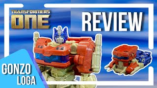 Transformers One Deluxe Optimus Prime Studio SeriesReview [upl. by Ayim]