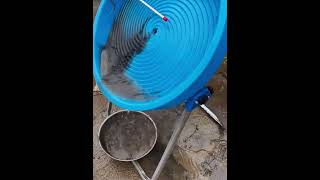 Refining gold panning process Good tools and machinery make work easy [upl. by Phare]