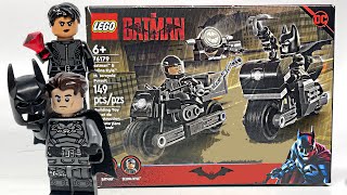 LEGO The Batman 2022 Selina Kyle Motorcycle Pursuit REVIEW [upl. by Naor632]