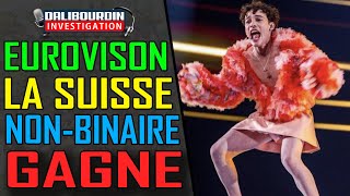 EUROVISION 2024  LA SUISSE NON BINAIRE GAGNE ET ISRAEL VOTÉ EN MASSE PAR LE PUBLIQUE [upl. by Pironi]