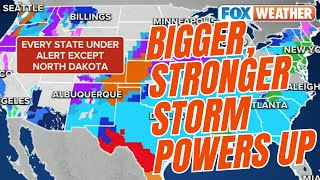 Bigger Stronger Storm Powers Up With LifeThreatening Blizzard Tornadoes Flooding [upl. by Ruscio851]