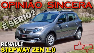 Renault Stepway Zen 10  O Sandero aventureiro mais barato Preço consumo problemas Vale a pena [upl. by Lorin]